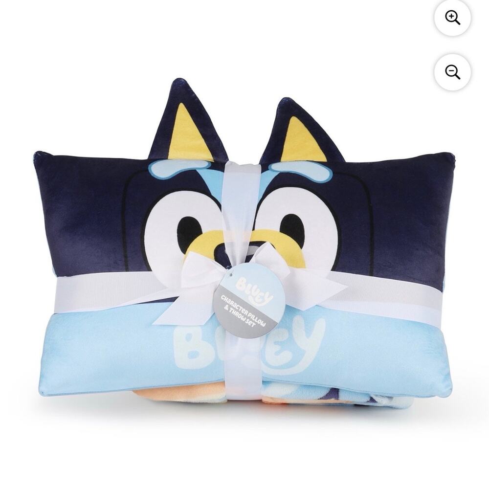 Bluey Pillow & Throw Blanket Set